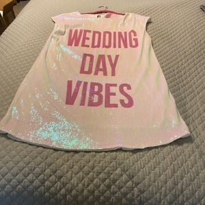 Hayley Paige Occasions Pink Sequin Dress